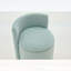 Fauteuil d'appoint pivotant avec dossier incurvé et rangement, confortable et élégant pour les espaces de vie modernes-131240859