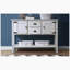 Console de rangement en bois avec 2 tiroirs, armoires et tablette inférieure-449851152