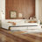 Full Size Upholstered Bed In Beige With & Drawer Storage - , No Box Spring, Bedroom Attraction And 2 Drawers, Strong Construction, Comfort-853663987