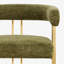  Ensemble de chaises de salle à manger rembourrées en chenille de 18 po de hauteur Desai (ensemble de 6)-123185440