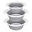 Collapsible Colander And Strainer Set Of 3-2 PC 4 Quart(1 Gal) And 1 PC 2 Quart(0.5 Gal) - BPA Free & Dishwasher-Safe Silicone Kitchen Foldable Strainer For Pasta, Veggies