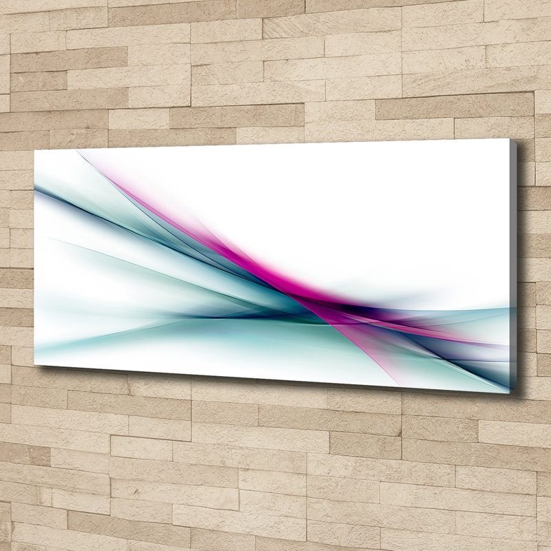 Waves Abstraction - Wrapped Canvas Print