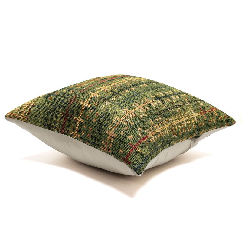 Marina Geometric Indoor/Outdoor Throw Pillow, Green