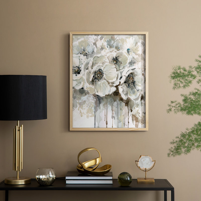 «Soft Fragrance I», reproduction encadrée - bois massif, Naturel, H 11 po x l 9 po