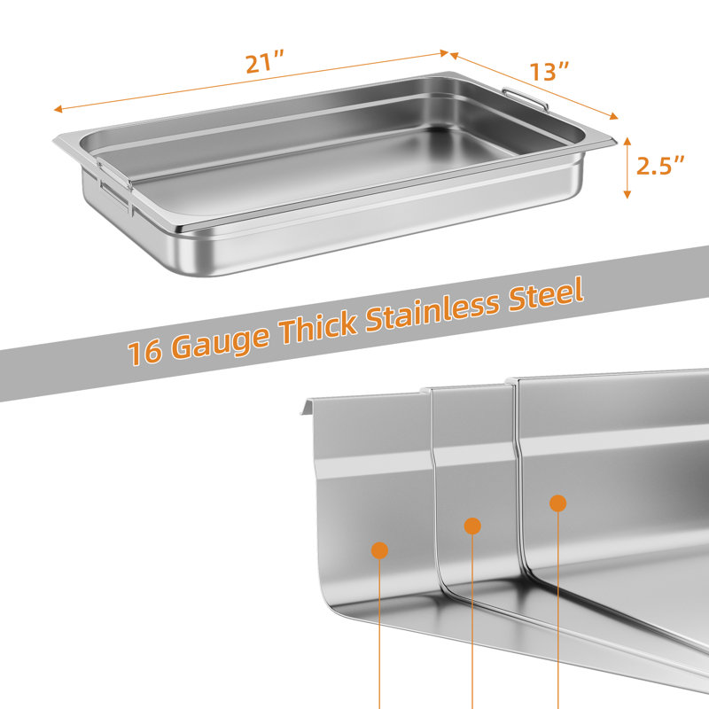 Casseroles à vapeur de 9 pte