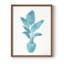 «Watercolor House Plant II», reproduction encadrée - bois massif-452060181-452060189