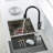 33'' L Double Bowl Stainless Steel Kitchen Sink