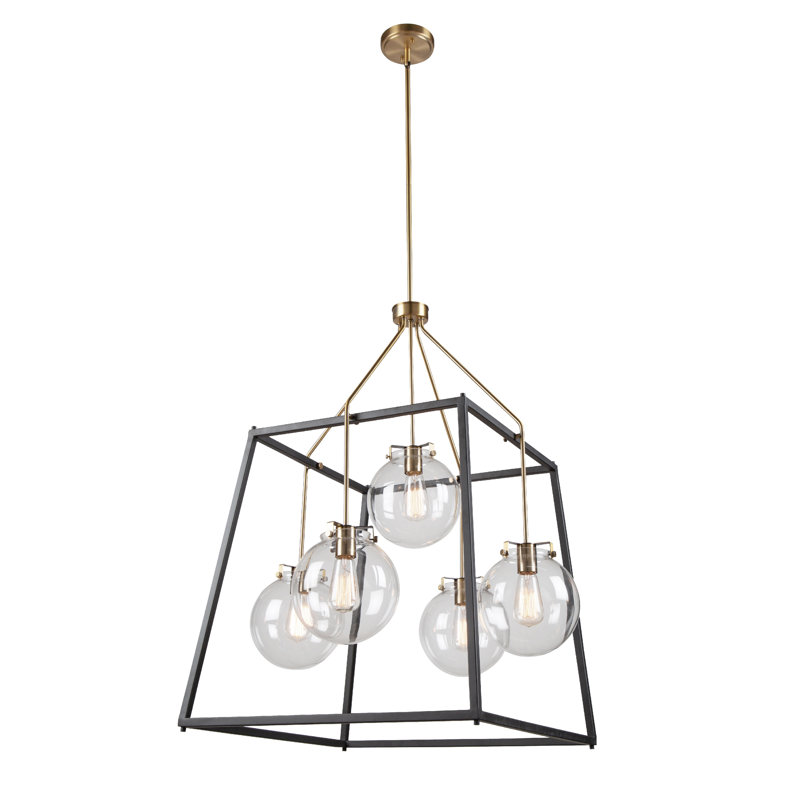 Bridgetown 5 - Light Dimmable Lantern Chandelier