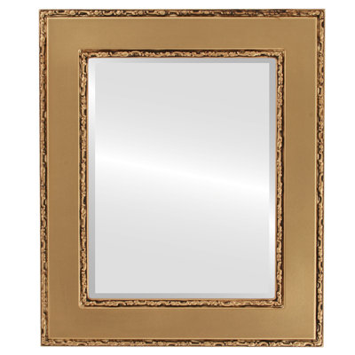 Richas Wood Flat Wall Mirror