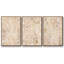 «Walnut Damask I», ensemble de 3 reproductions encadrées sur toile-97913544-97913545