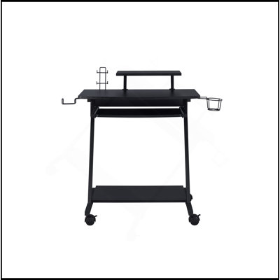 Black Finish Gaming Desk