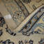 Canvello Hand Made Casual Nain 9 Line Medallion Beige Background Beige Border 100% Wool On Cotton - 2'11'' X 4'9''