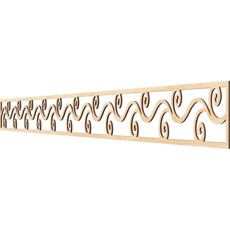 Moulure à panneau Tilden, Bouleau, H 6 po x l 46,5 po x P 0,25 po