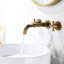 Robinet de salle de bain mural bronze - 7 couches de surface protégée pour la durabilité et la fonctionnalité Finition galvanisée avec traitement contre la rouille-121629230