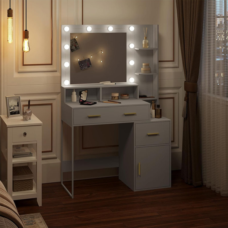 Hypatos Dressing Table with Mirror