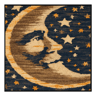 Washable Harvest Moon Farm Area Rug
