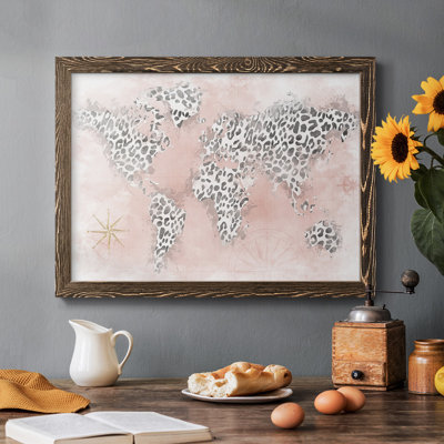 " Pink Cheetah Map "