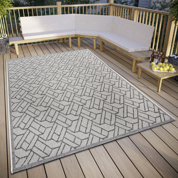 Flatweave Beige/Grey Rug