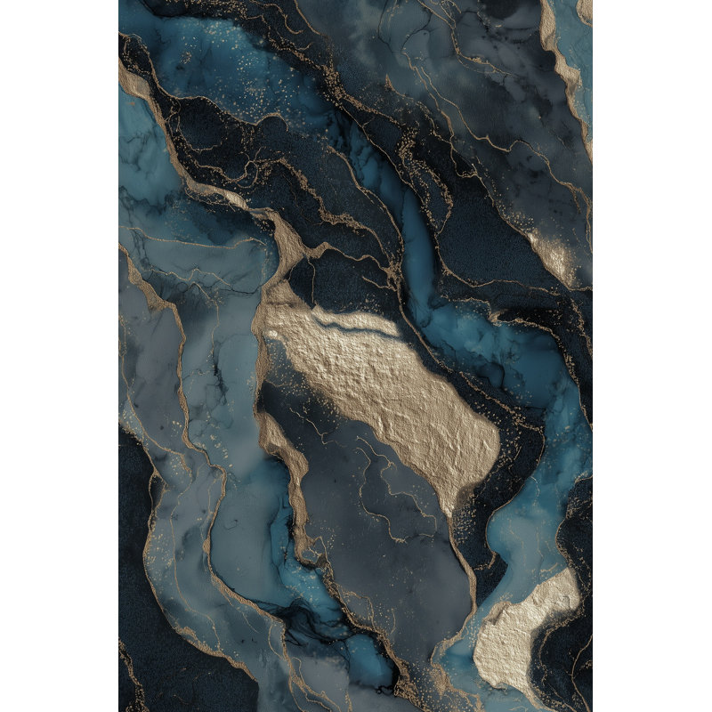 Papier peint moderne abstrait et luxueux, Peler et coller