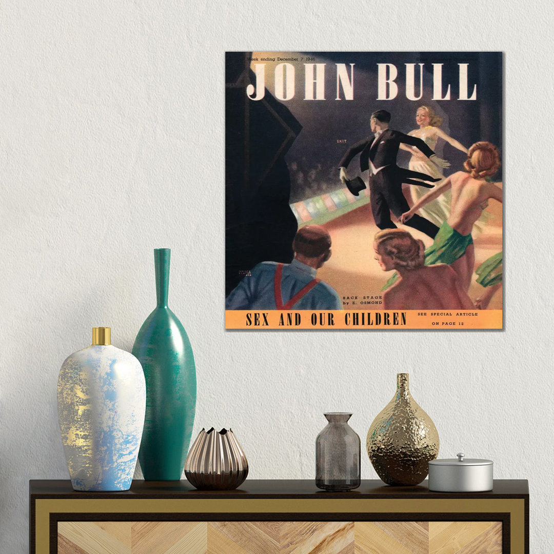 1946 John Bull Magazine Cover by The Advertising Archives - Gallery-Wrapped Canvas GiclÃ©e on Canvas