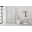 Miroir de plancher Wave avec cadre ondulé
