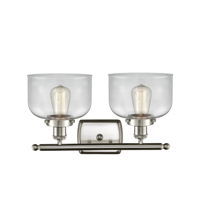 Ballston Urban Bell 8" - 2 Light 18" Bath Vanity Light
