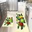 Multicolore beige, ensemble de 2 tapis de cuisine Watercolor
