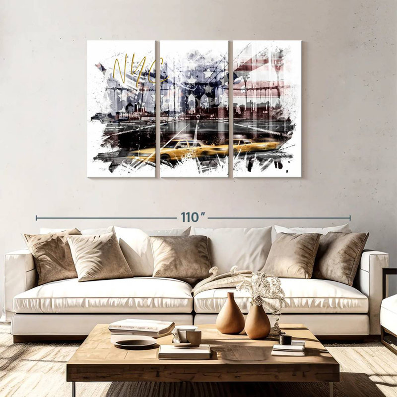 Nicci NYC Composing, 48" H x 74" W