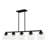 Ashanni 5 - Light Steel Dimmable Kitchen Island Square / Rectangle Chandelier-1843762625