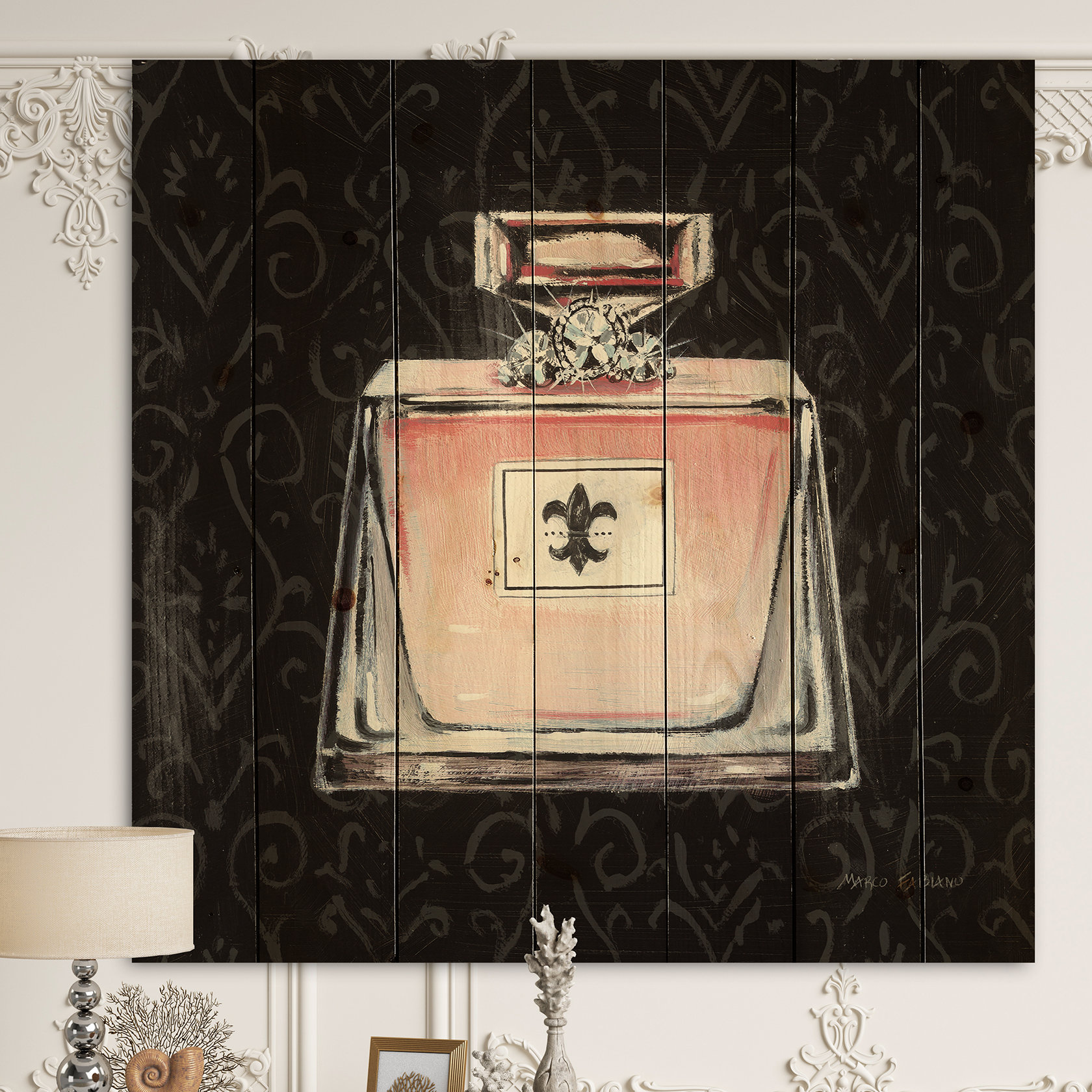 East Urban Home Glam and Fashion Parfum Boudoir I - Posh and Luxe Print ...