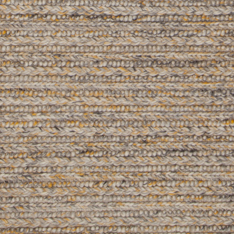Sylvie Wool Abstract Area Rug in Yellow/Gray, Rectangle 5' x 7'6"