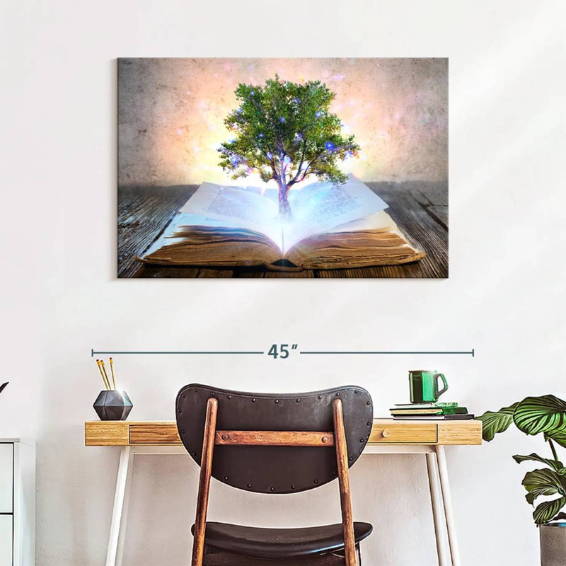 Ashelle livre de l'arbre de la sagesse, H 26 po x l 39 po
