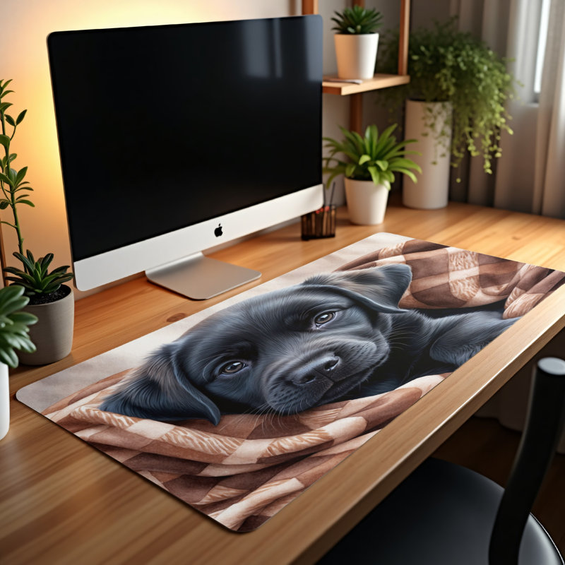 Polyester Desk Pad, 23.6x13.8