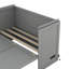 Lit escamotable double avec port USB et grand tiroir