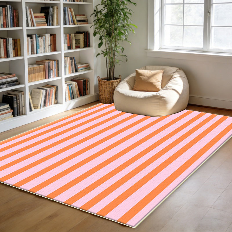 Tapis rose pour la chambre à coucher, grand tapis neutre bohémien lavable, tapis antidérapant moderne et mignon pour le salon, la maternelle, la salle de jeux pour enfants, le dortoir, la décoration de chambre de bébé universitaire