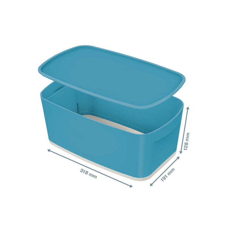 Cosy Polysterene Storage Bin, Blue