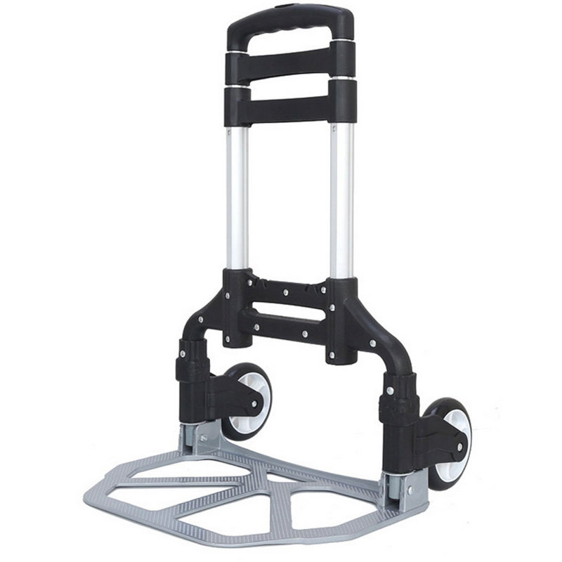 100cm H x 39cm W x 40cm D 75kg Hand Truck Trolley, Black