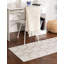 Tapis contemporain Tellaro de couleur crème-61874892