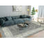 Nuit Arabe Wool Geometric Area Rug in Silver-1015330181