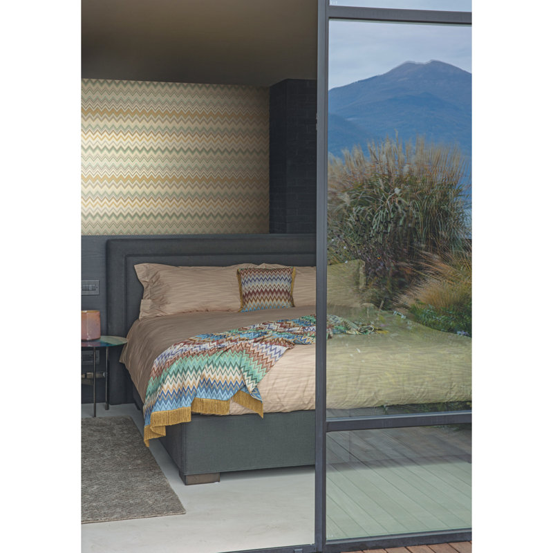 Double rouleau Missoni 4 Happy Zig Zag, Vert