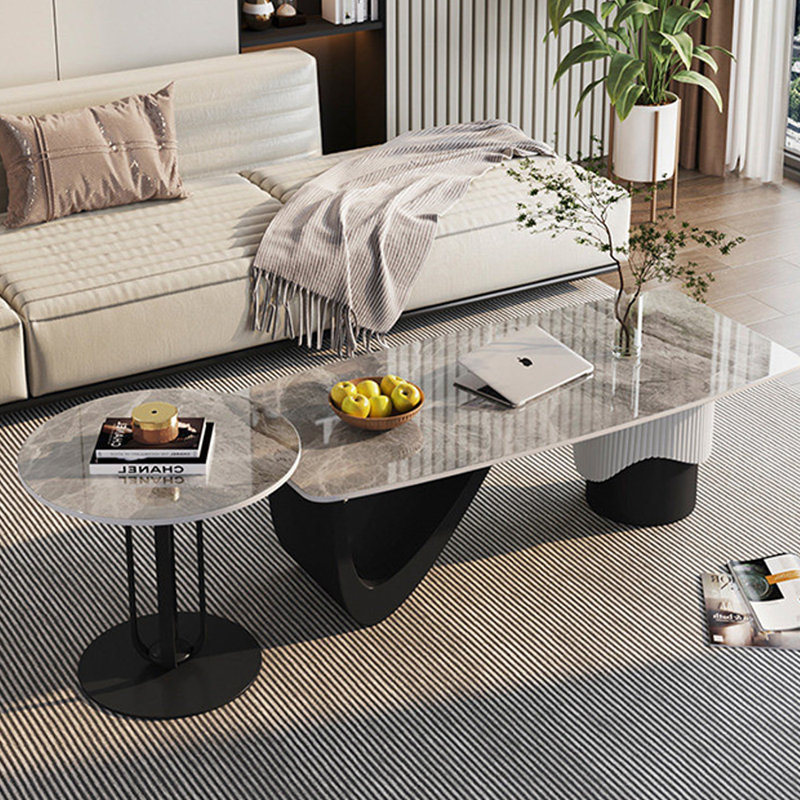 Ensemble de tables basses Modern Modern, Gris