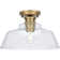Glass Semi Flush Mount