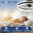 19.7 inch Low Profile Ceiling Fans with Lights and Remote-826018385
