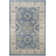Conner Vintage Viscose Oriental Rug in Beige/Light Blue