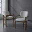 Chaise rembourrée avec accoudoirs (ensemble de 2)-1624637871