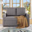 2 Seater Linen Sofa Bed-2073523715