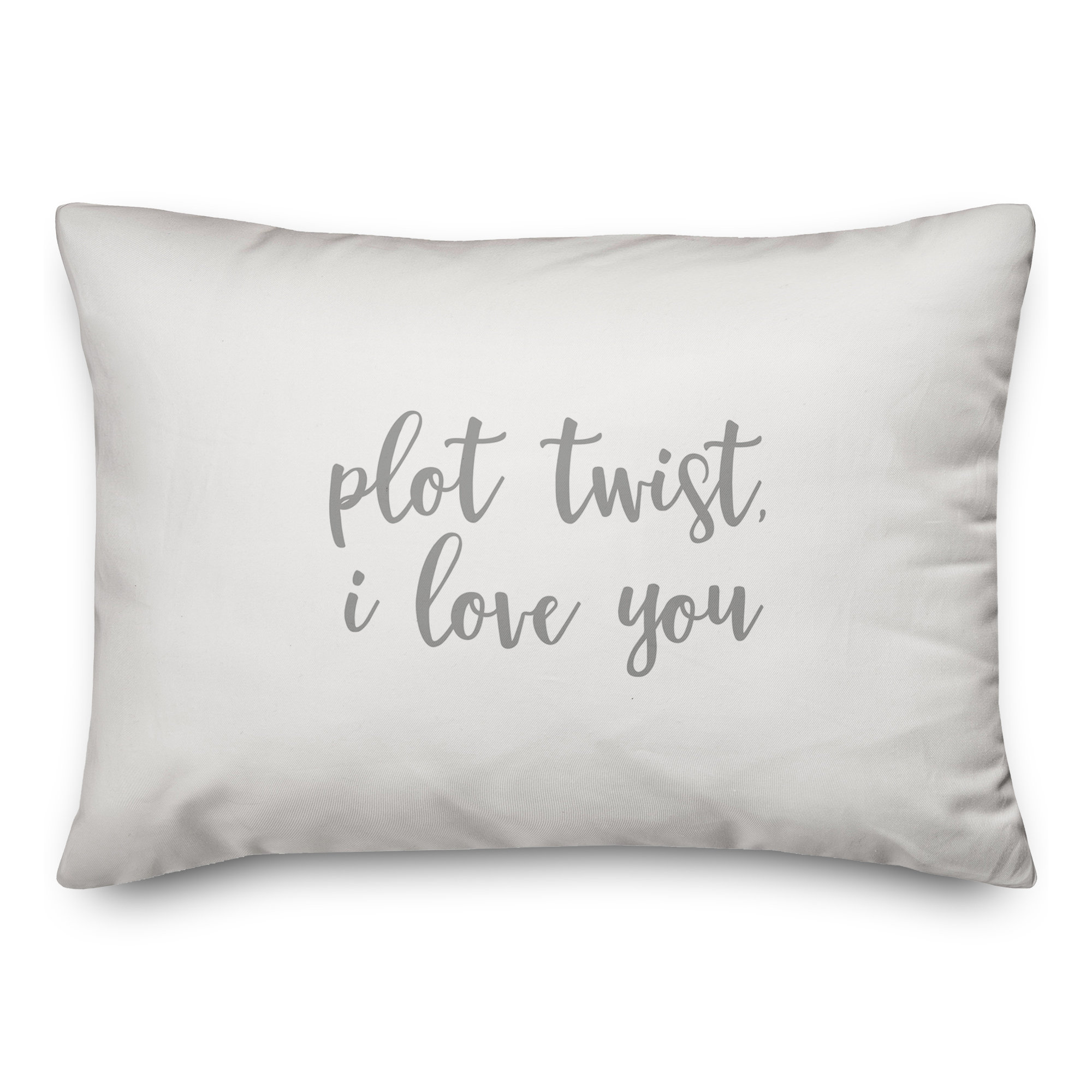 Designs Direct Creative Group Plot Twist I Love You Throw Pillow | Wayfair