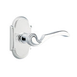 Coventry Wave/Drop Privacy (Bed & Bath) Door Lever with Arch Rosette