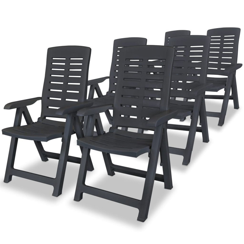 Lateashia Patio Dining Armchair, Antracite