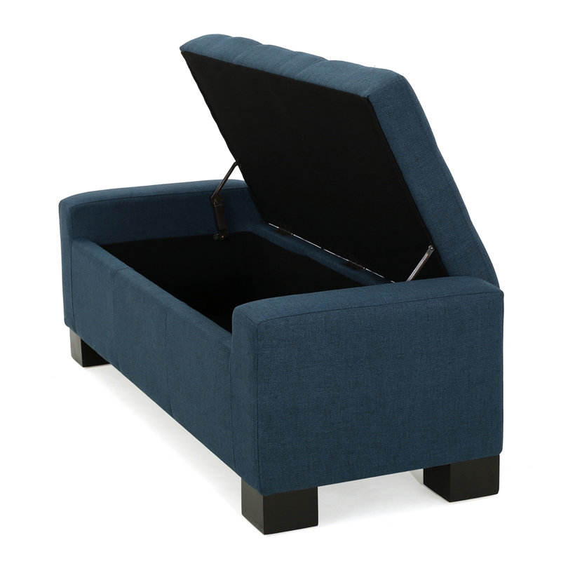 Banc de rangement élégant, un mélange parfait de design minimaliste et de fonctionnalité pratique, Marine